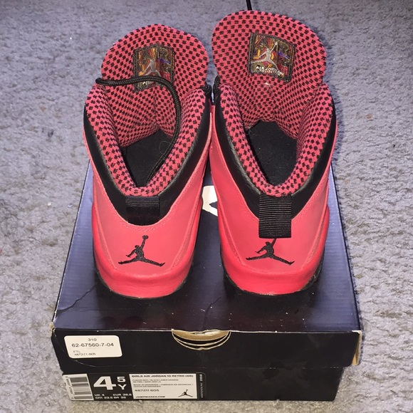 Girls Air Jordan 10 Retro - Picture 5 of 5